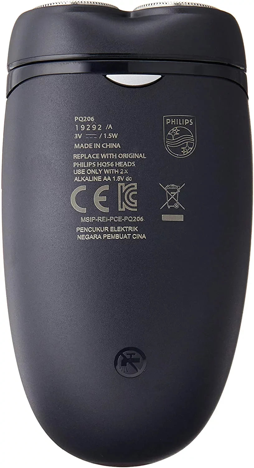 CARRY SHAVER CONVENIENT /GENUINE POWERED ELECTRIC TO PHILIPS BATTERY PQ206