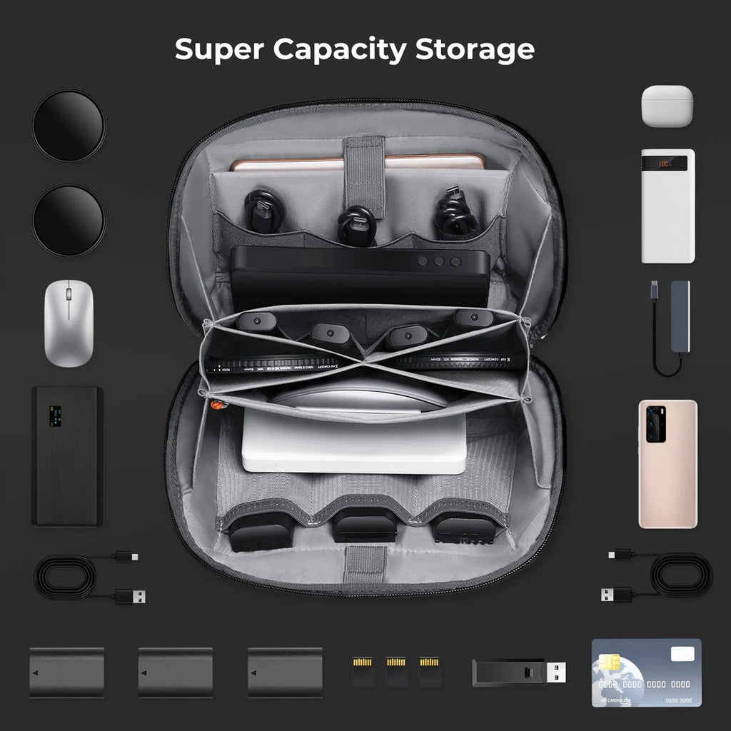 Waterproof for Shockproof K&F Phone Camera Compartments 4L Large with Storage Lens Photography Digital Bag Capacity CONCEPT KF13.130 Camera