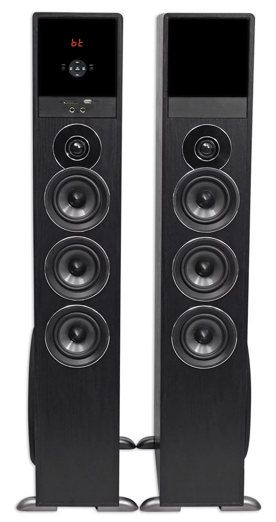 Television TV-Black For Theater System Tower Speaker Sony Smart Home w/Sub