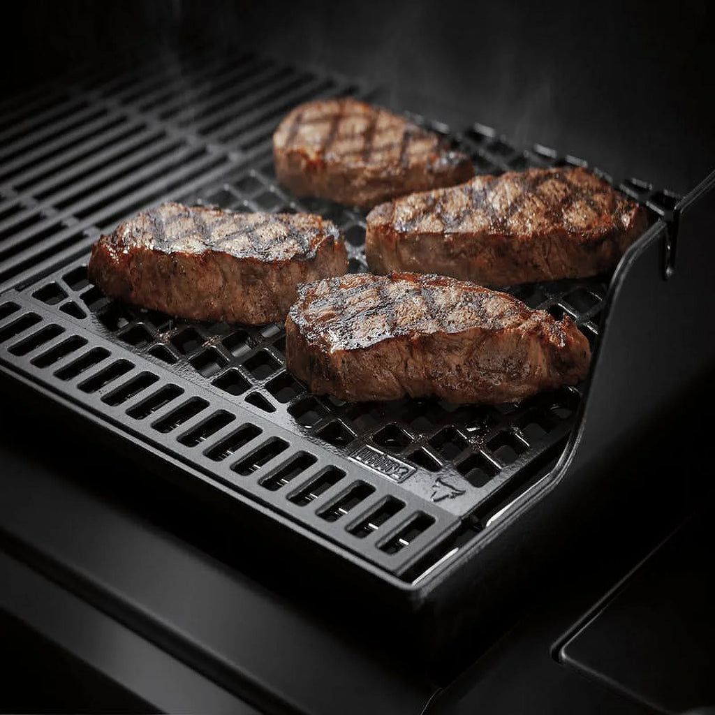 16 Sided x 7670 Iron In. Weber In. Porcelain Enameled Sear Dual Cast Grate 16