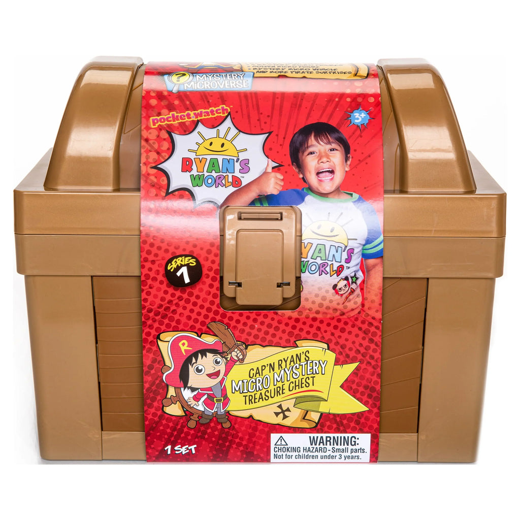 Mystery Micro Treasure Toy Ryan`s Ryans World Cap`n Chest