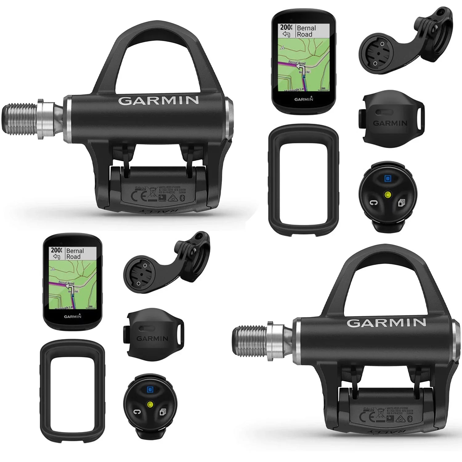 Rally with Edge Cycling GPS Garmin RK100 Bundle) Garmin (2-Pack 530
