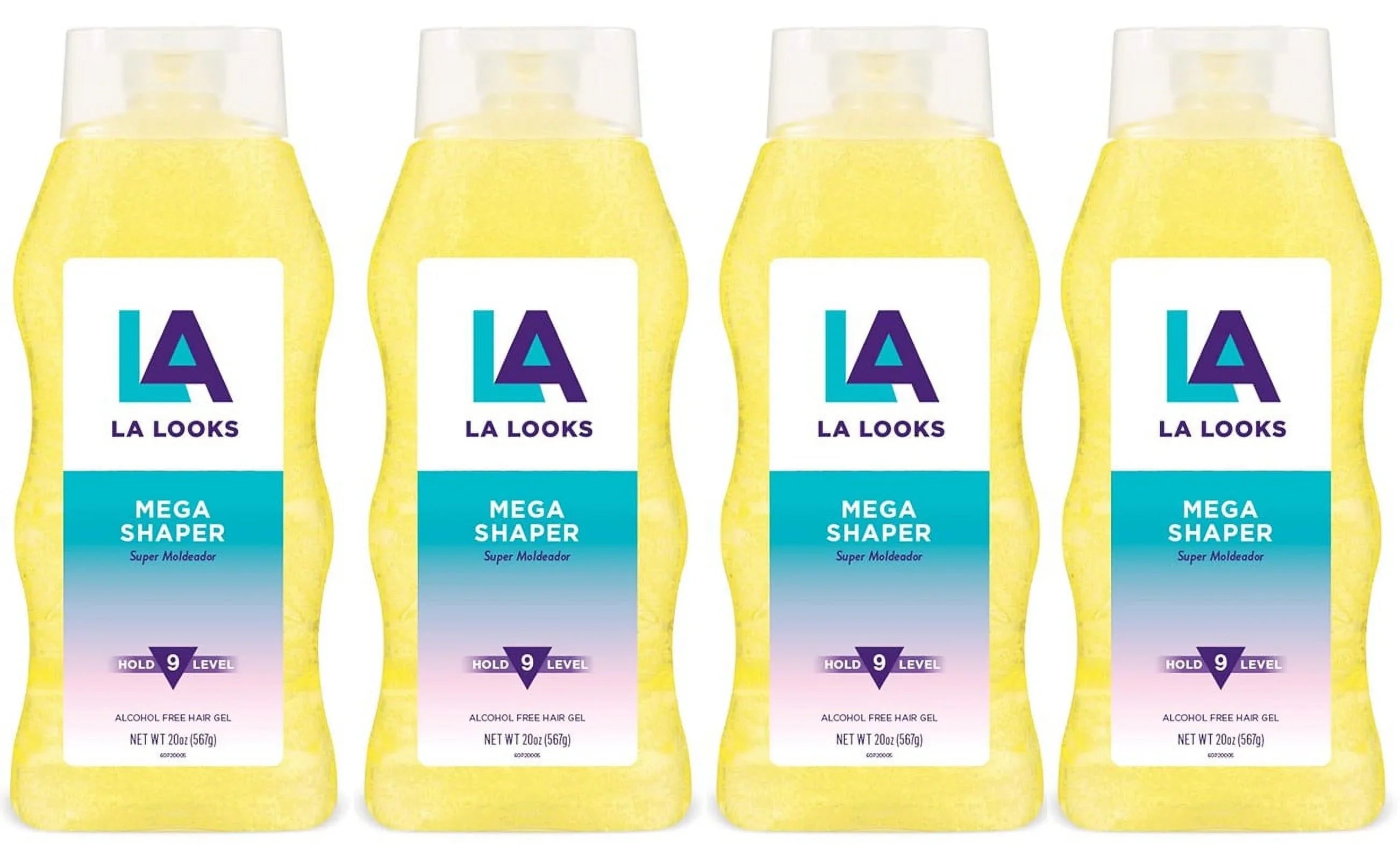 of L.A. 4) Styling LOOKS oz 20 Hold Mega (Pack Mega Gel