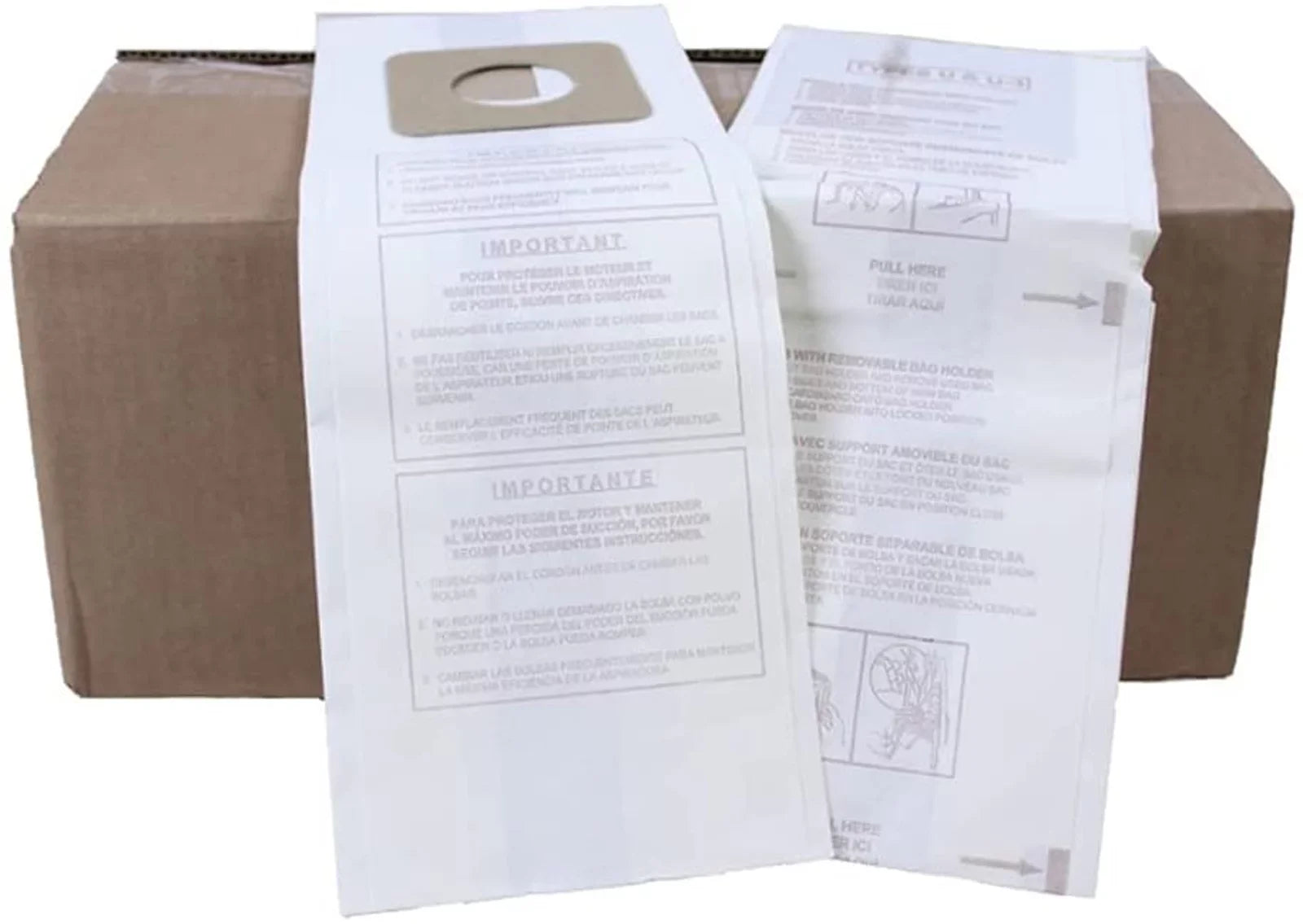 291722B 100 Filtration Vacuum Count Panasonic Standard U Bulk Bags U3 U6