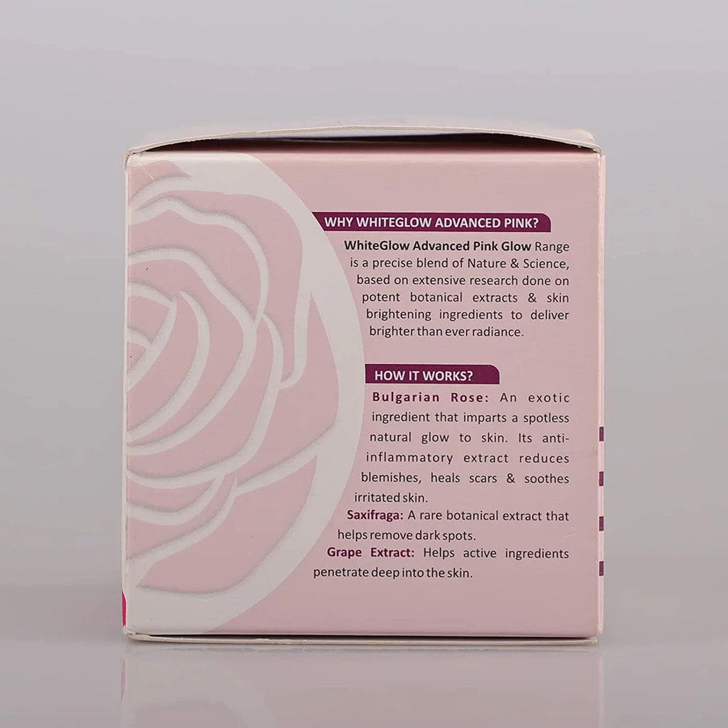 Cream| Whiteglow Skin All For | Advanced Herbals Types Pink Lotus Night 50g Glow