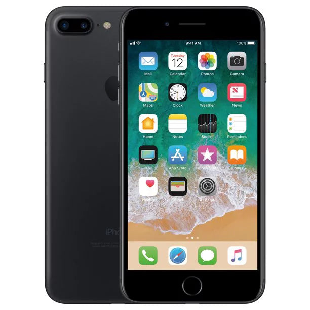 32 Restored Fully Plus, - - (Refurbished) iPhone CDMA 7 Black Unlocked and Apple compatible GB, GSM