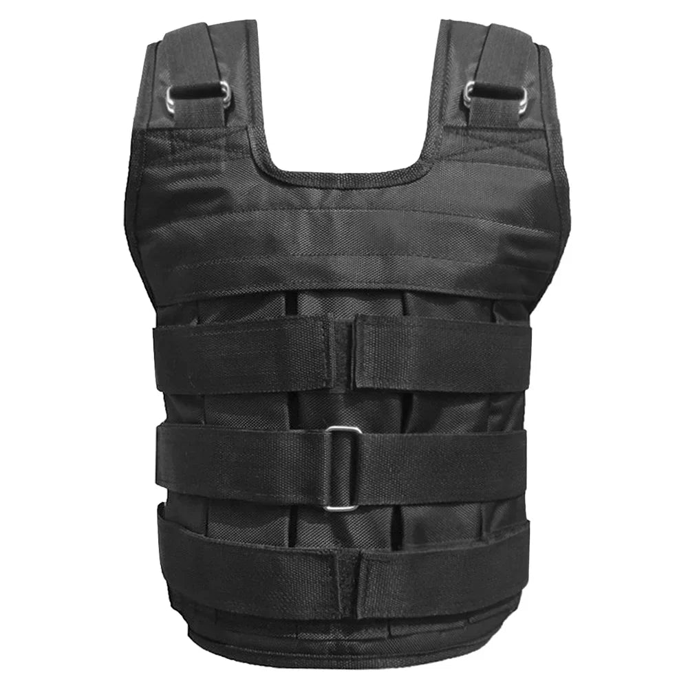 Exercise (Empty), Training for Max. Strength Vest Loading Walmeck 50kg , Load Waistcoat, Weighted Oxford Weight Adjustable