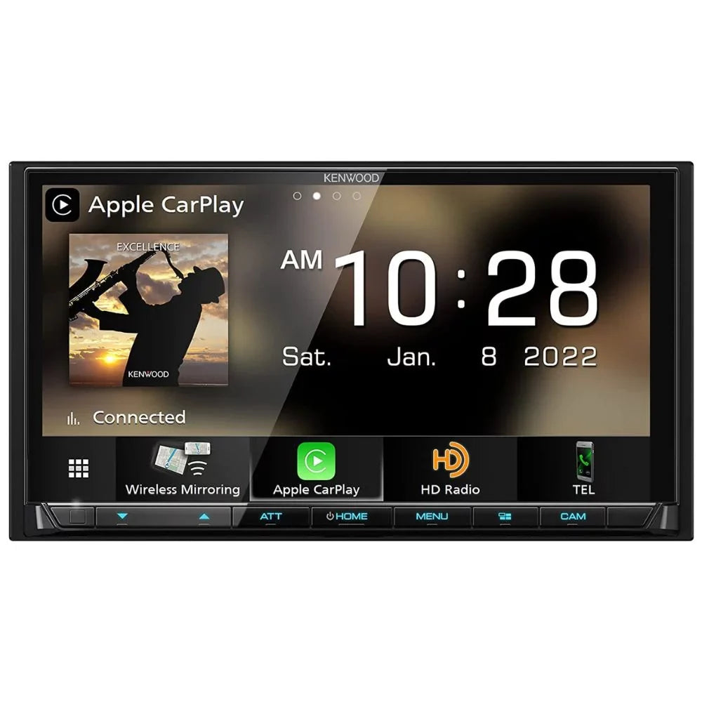 Multimedia DMX908S DRV-N520 Dashboard eXcelon Receiver Kenwood and 6.95" Camera New