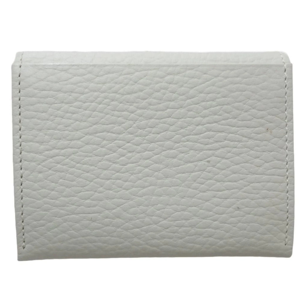 BURBERRY Business Pre-Owned leather card 083535 (Good) holder white case