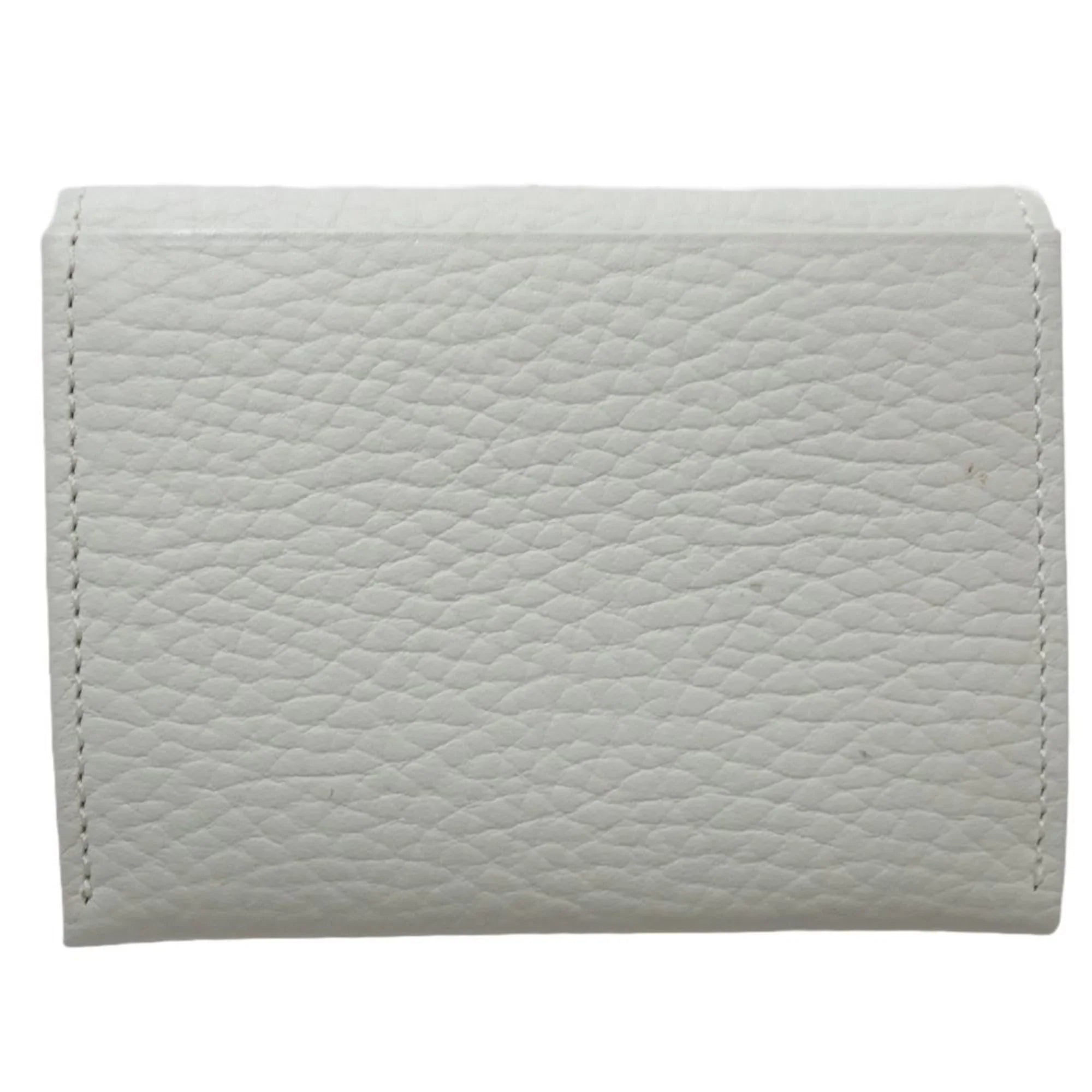 BURBERRY Business Pre-Owned leather card 083535 (Good) holder white case