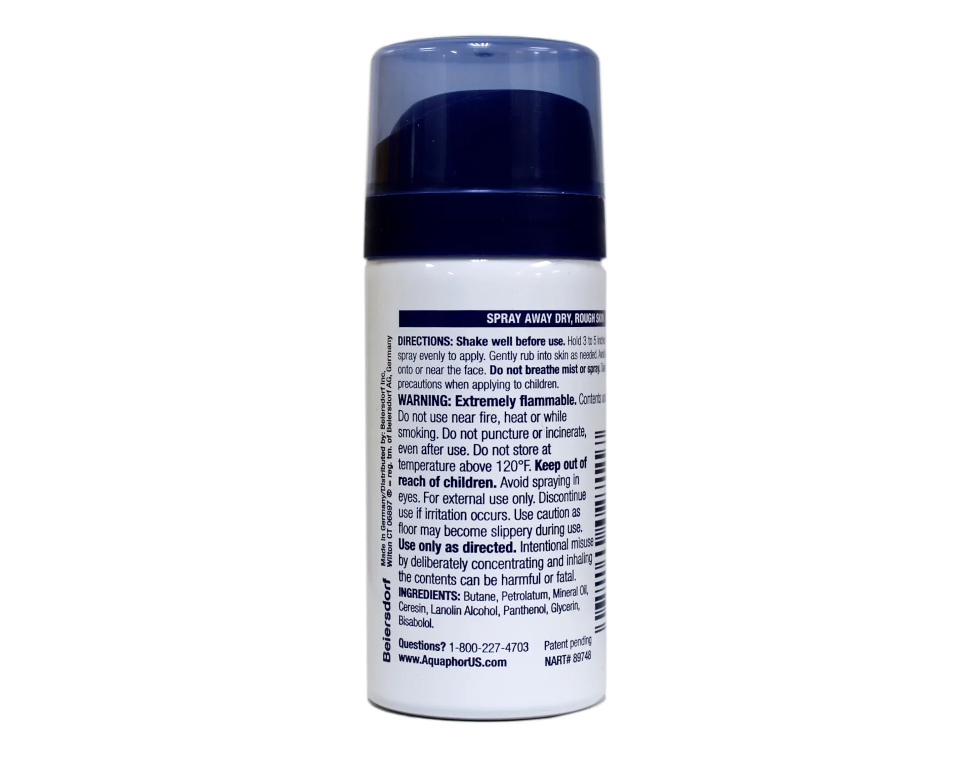 Advanced oz 5 Pack Spray Therapy Size Aquaphor of Travel Body 0.86 Ointment