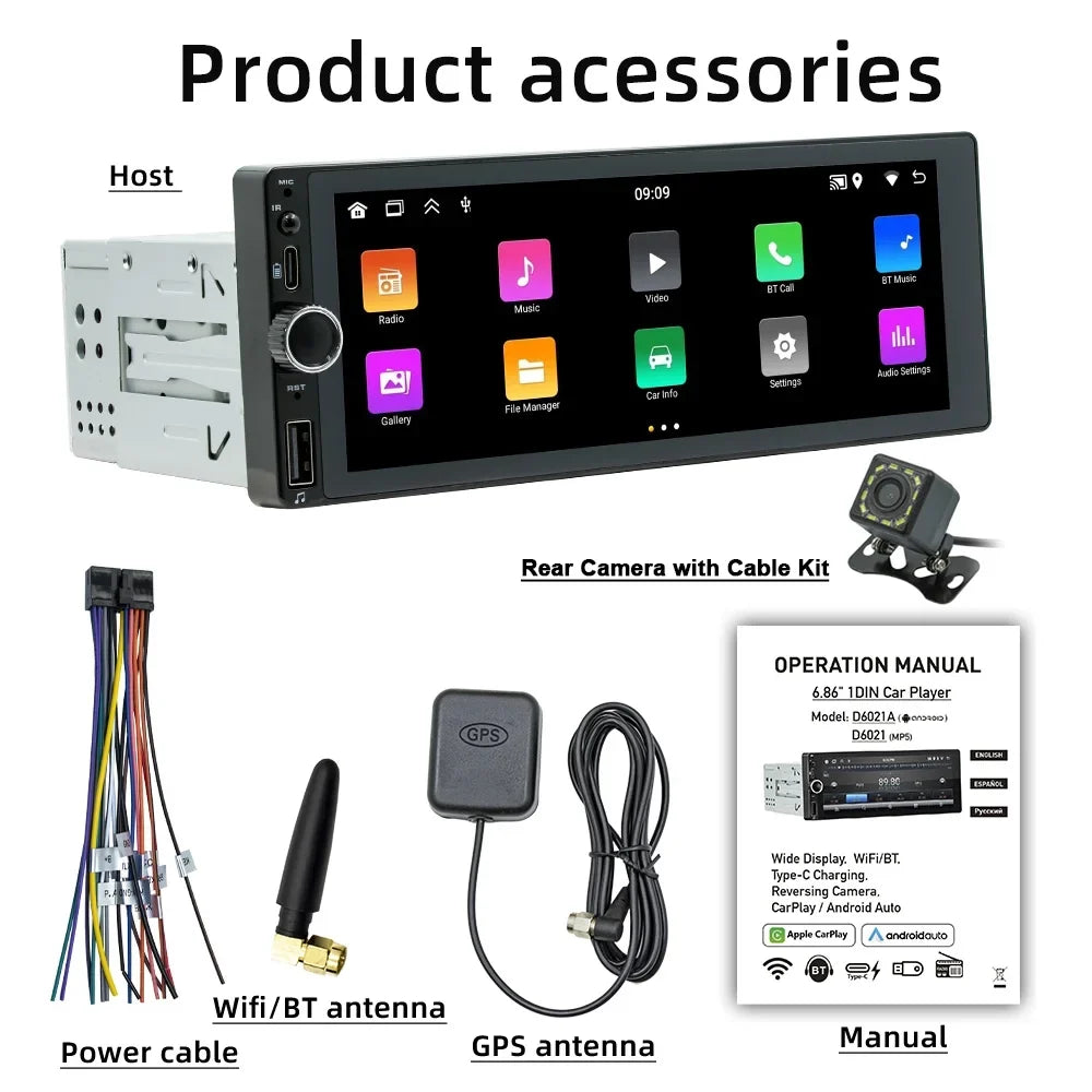 Radio Mirror Auto Link navigator,13 GPS Auto Android Inch Rear 6.86 Car Wifi/bt Camera Wifi/bt Android Car Mirror Radio Car 13 Wifi/bt Support Android Buzhi Auto GoolRC Stereo Stereo 6.86 13 Inch Car