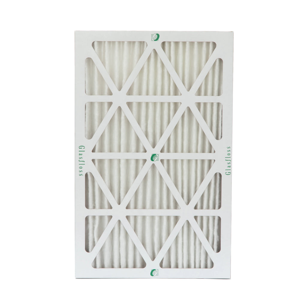 2" Pleated x Actual 16x25x2 Filters Size: 24-1/2 3 15-1/2 by of Inch 1-3/4 Air 13 Pack x Glasfloss. MERV