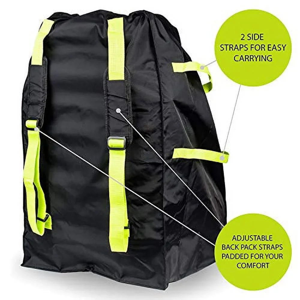 Bag Carriers Air E-Book VolkGo Seats, Durable Car Travel - for Check Secure Seat Travel Fits Seat Safe Gate Money & Infant Car Car with Bag & Ideal for & Booster - Saving -