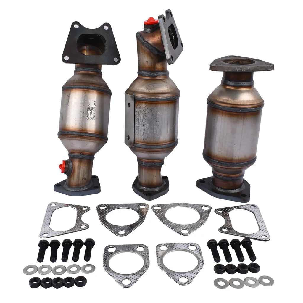 2005-2008 Set Replacement 3.5L Converters Pilot for GELUOXI Catalytic 45106-45107-45108 Honda