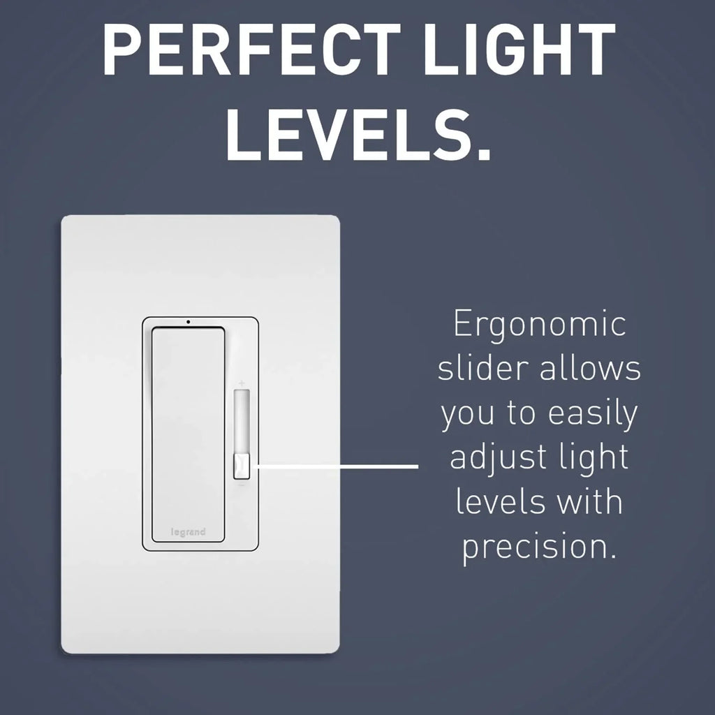 Single RHCL453PTCCCV4, and Count Switch, Way Dimmer Pole 3 Paddle Switch, Legrand Light Wall Dimmer Faceplates Dimmer, Pass Radiant & Interchangeable Switch 1 Tri-Color - Seymour Rocker