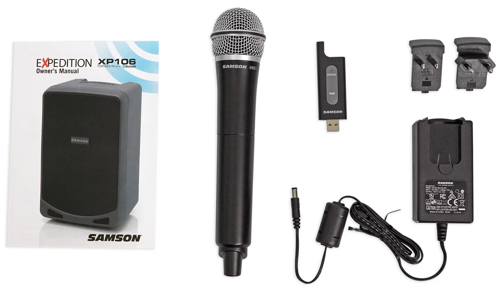Yoga, Fitness Samson Workout, Portable 6" Rechargeable For Spin, Speaker+Mic