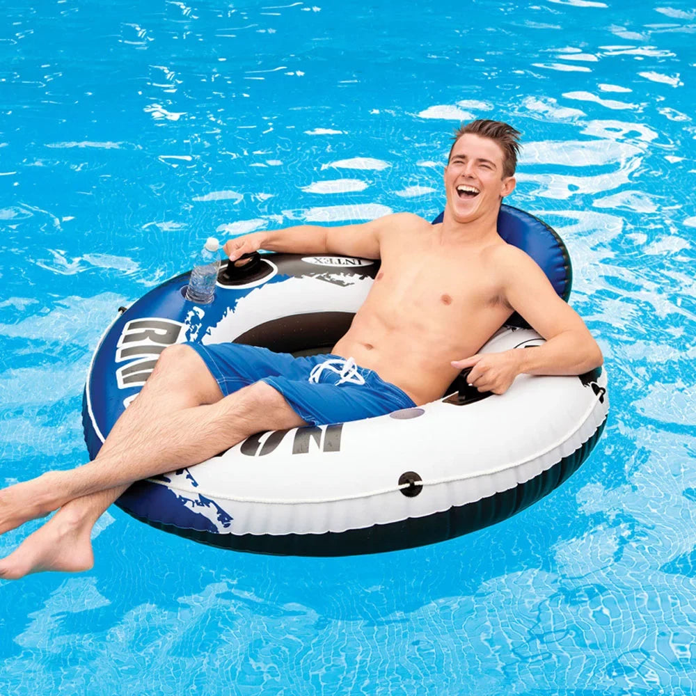 Raft Floating Inflatable (15 for Tube River Run Lake/Pool Pack) Intex 1-Person