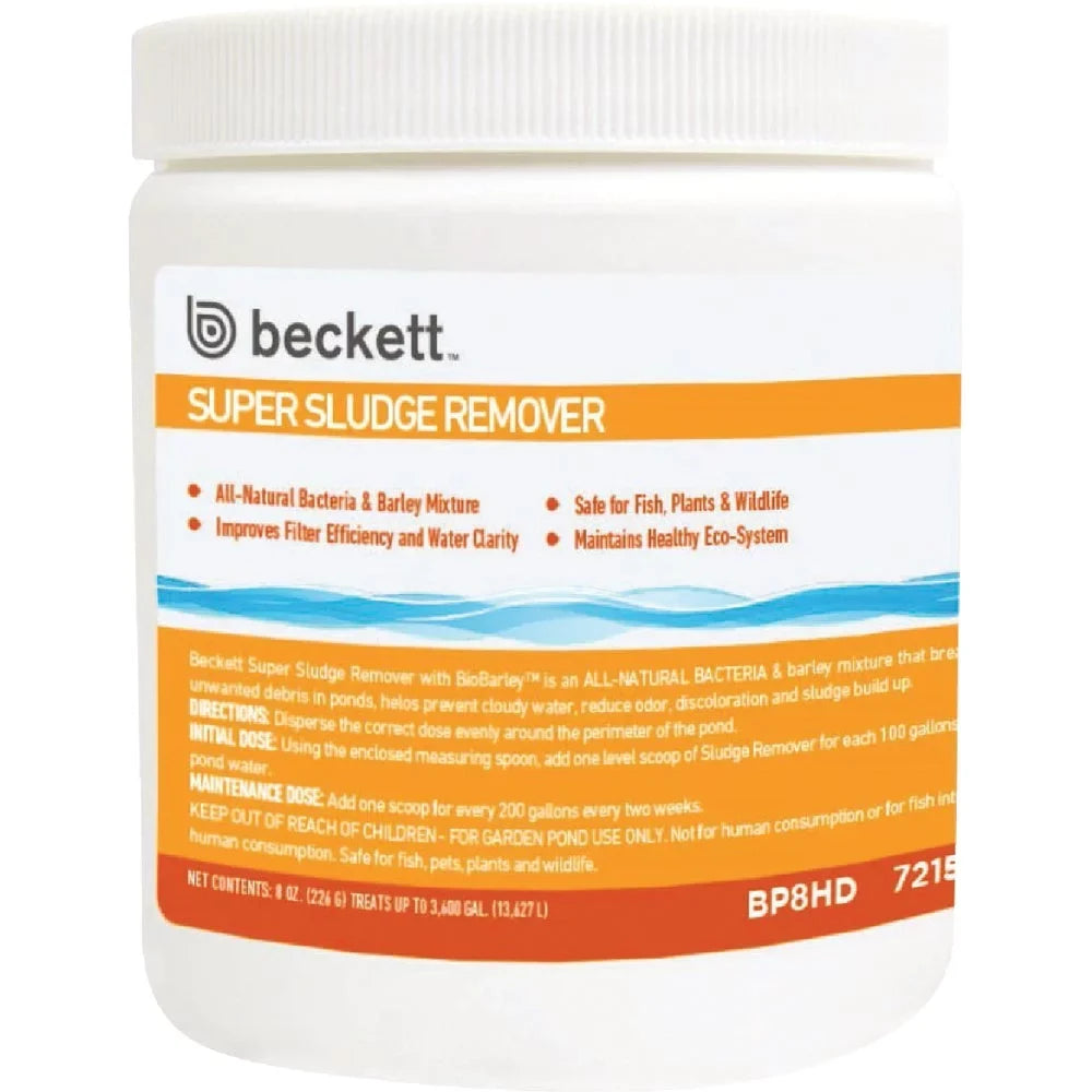 1PACK 8 Remover Oz. Super Treatment Beckett Water Sludge