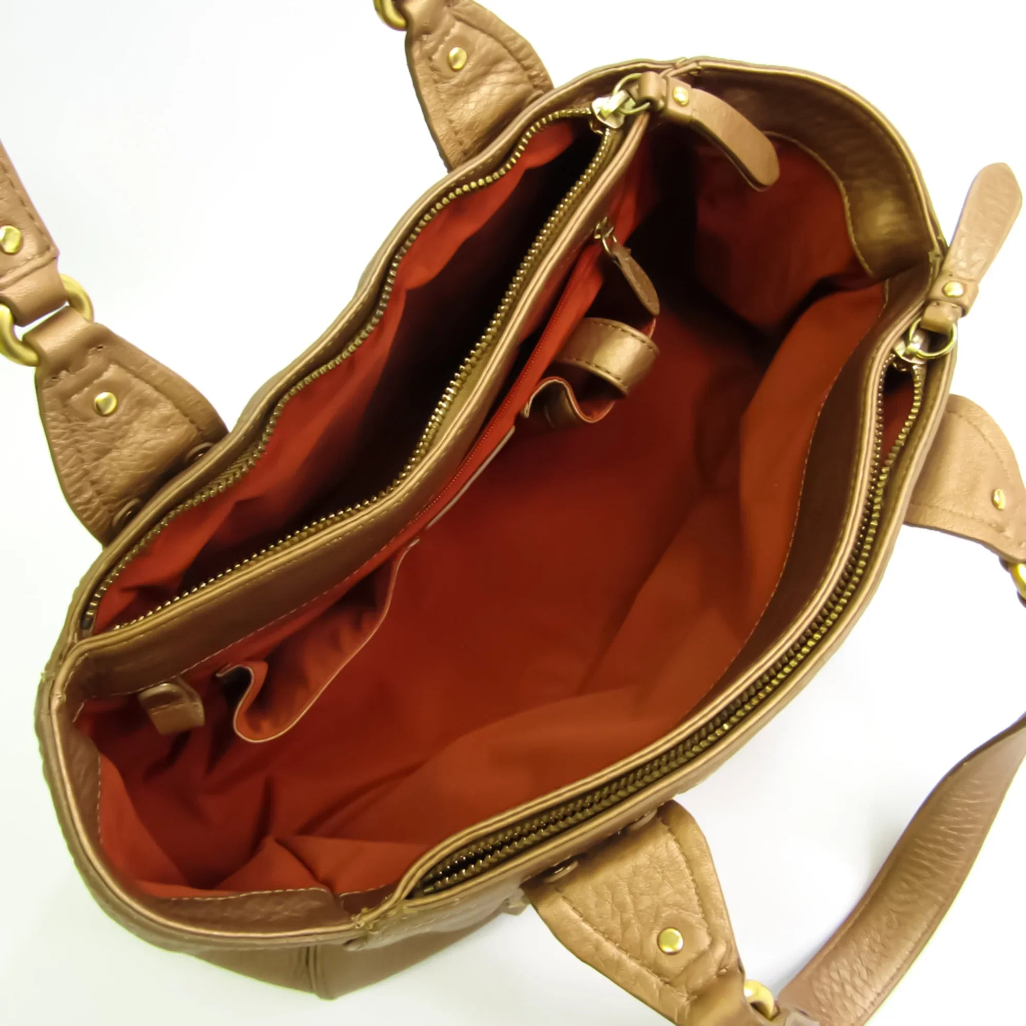 Gold (Good) Women's Leather Haan Handbag Cole Pre-Owned