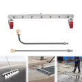 Washer with Surface iMeshbean Cleaner Roof，Floor Broom Cleaning 25.6 Driveway Deck, Inch 7 Water Broom Nozzles Wand for 2 Concrete 4000 Power PSI Pressure Extension and Sweeper Sidewalk