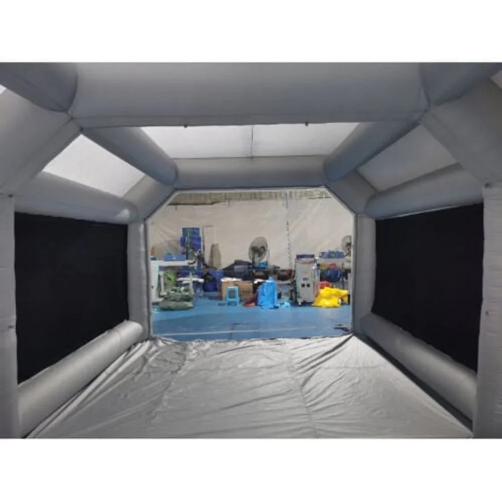 Paint 28x15x10FT Tent Portable Cabin Filter Booth Car Air Inflatable Spray