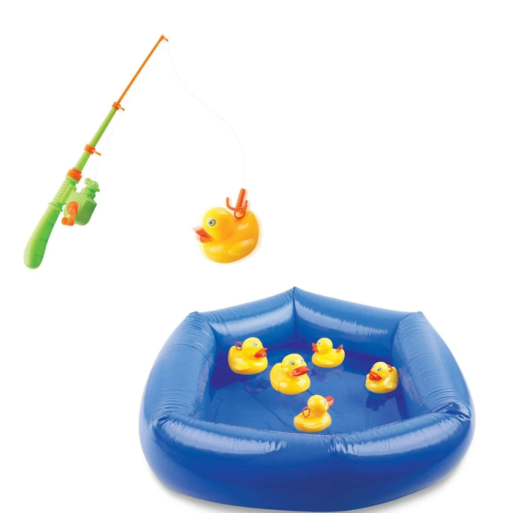 Fishing game Fun Pool Kid’s Keep on - them Kids Toy Fishing Occupied Reel 10 Pole, Ducks Holidays 18 Everyday Floating for with inches and Game fishing Pcs Toddler 12 for Hook To Line, Inflatable and