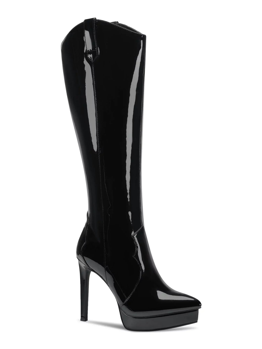 THALIA Womens Pointy Platform Trixi Stiletto Dress Comfort Toe M Black Zip-Up SODI Boots 5.5 3/4"