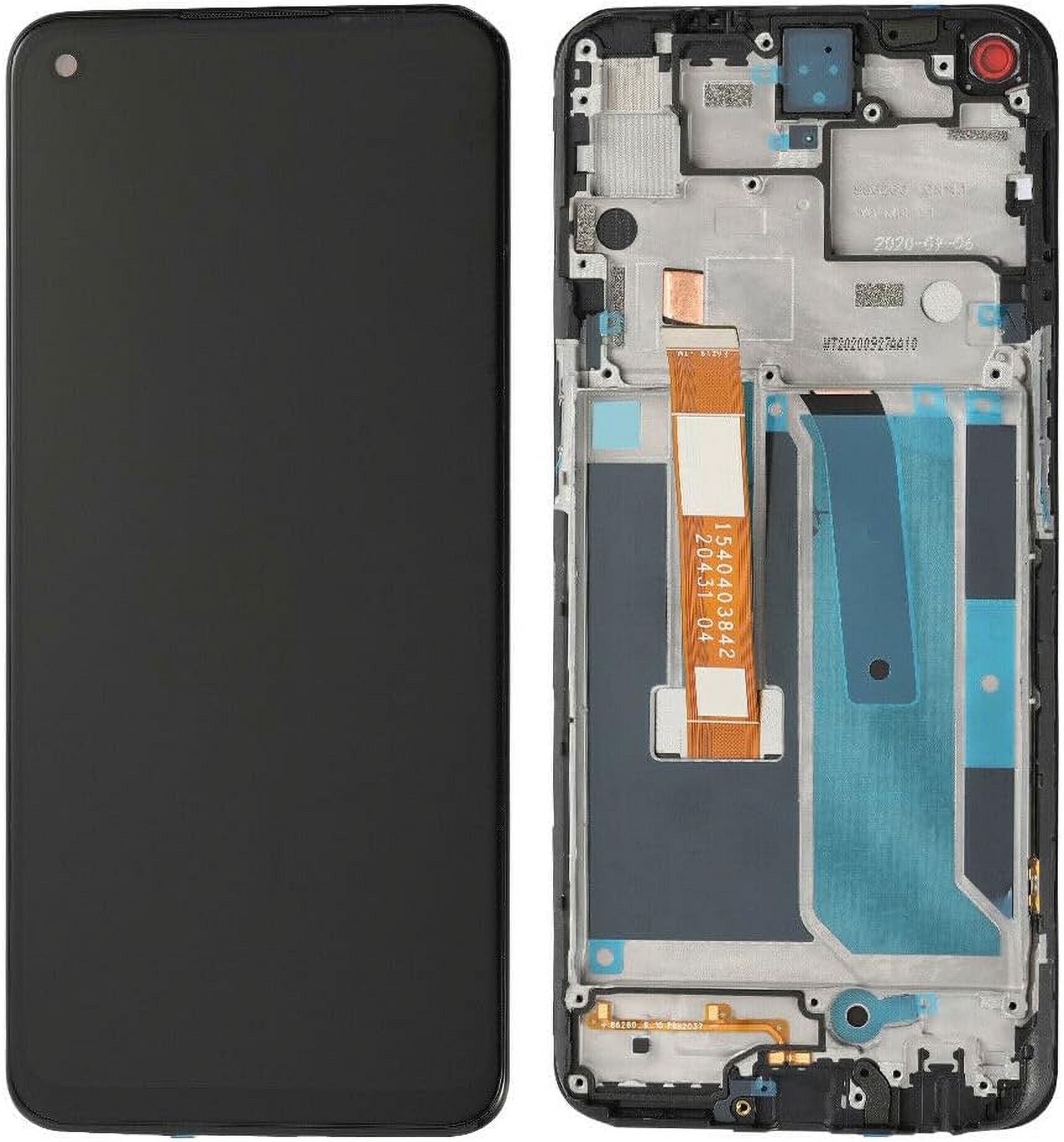 6.49" for Touch Display Replacement BE2028 BE2026, BE2025, for LCD 5G with One N100) Digitizer Nord Nord Plus Assembly N10 BE2029, Screen Frame(Not