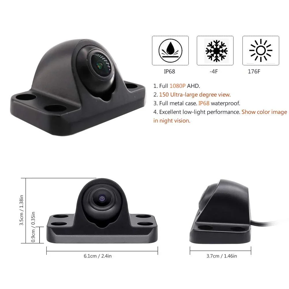 Cameras Recorder 1080P Car Mobile Remote JOINLGO DVR Large on WiFi View 4G Phone Mini Video for Car HD Screen PC GPS 10" 8-CH Truck/RV/Bus MDVR System Vehicle with AHD Backup DVR Camera Angle Monitor