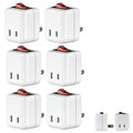 Pc Adapter Power Off Port Tap Switch 6 Lighted Single Wall On Electrical Outlet