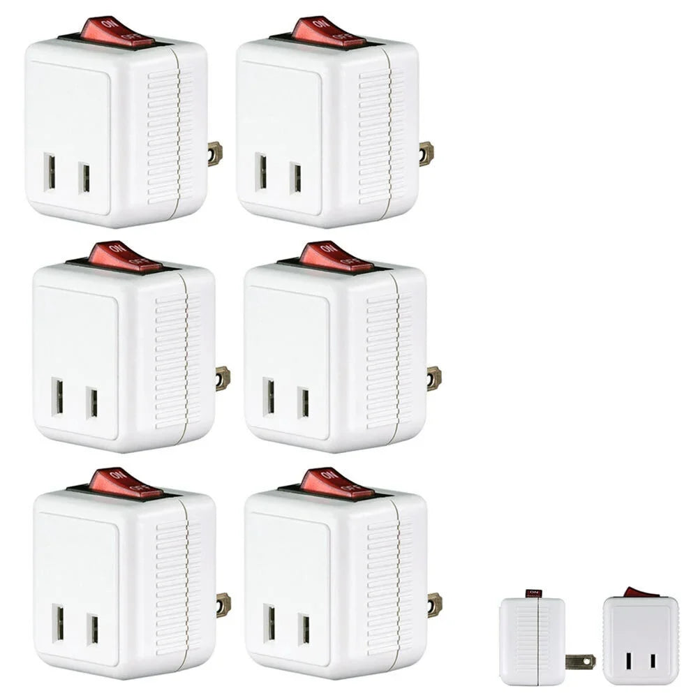 Pc Adapter Power Off Port Tap Switch 6 Lighted Single Wall On Electrical Outlet
