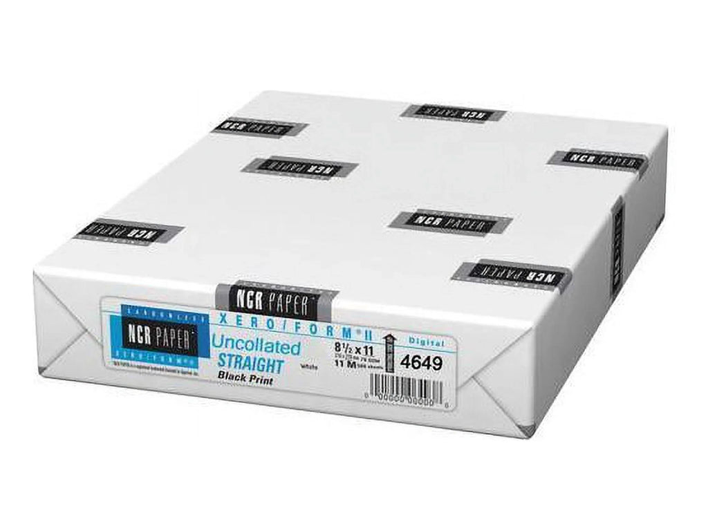 8-1/2" Appvion - NCR Pack, Single, 500 Carbonless x Per White Uncollated Paper, 11", Paper