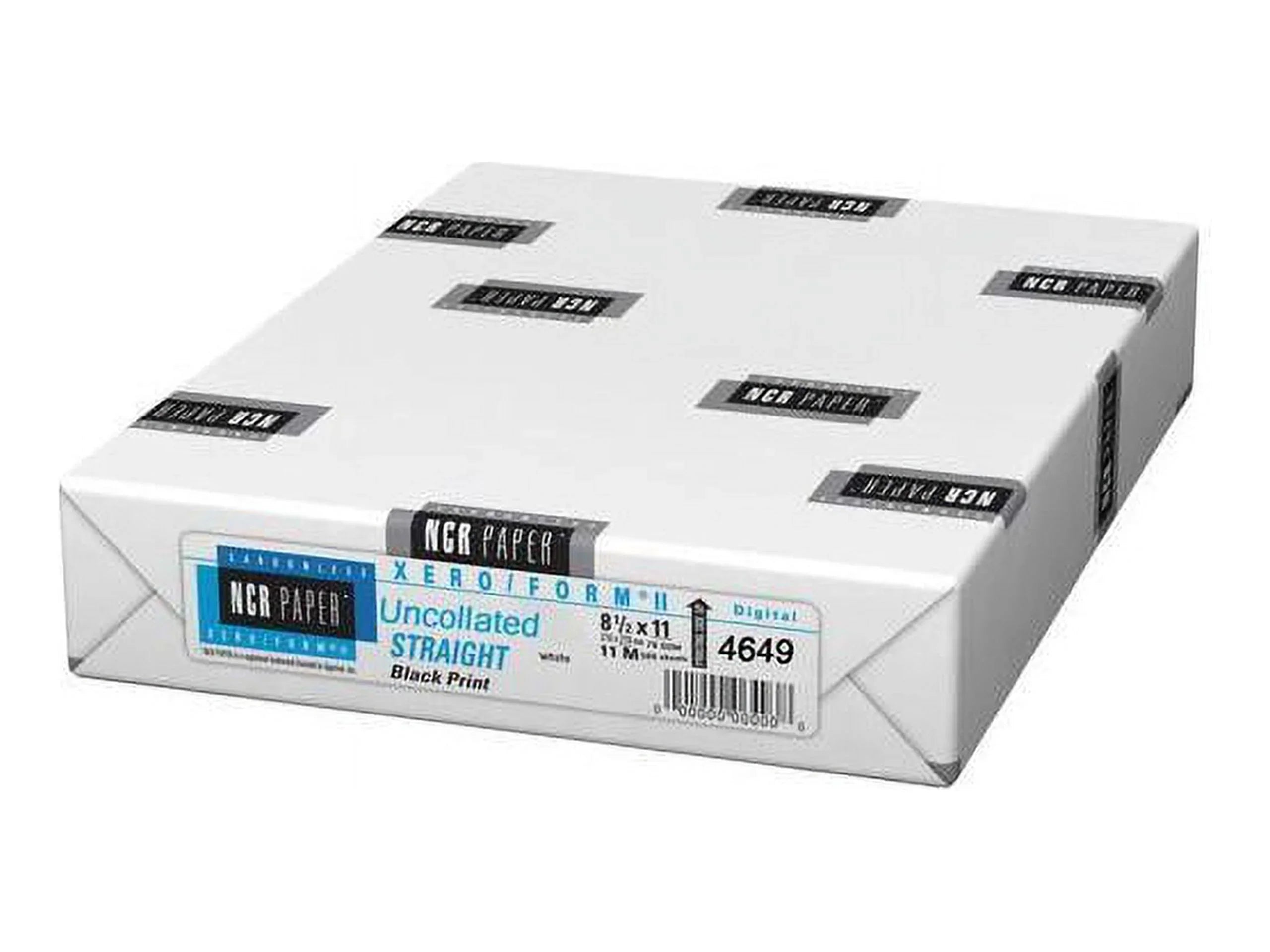 8-1/2" Appvion - NCR Pack, Single, 500 Carbonless x Per White Uncollated Paper, 11", Paper
