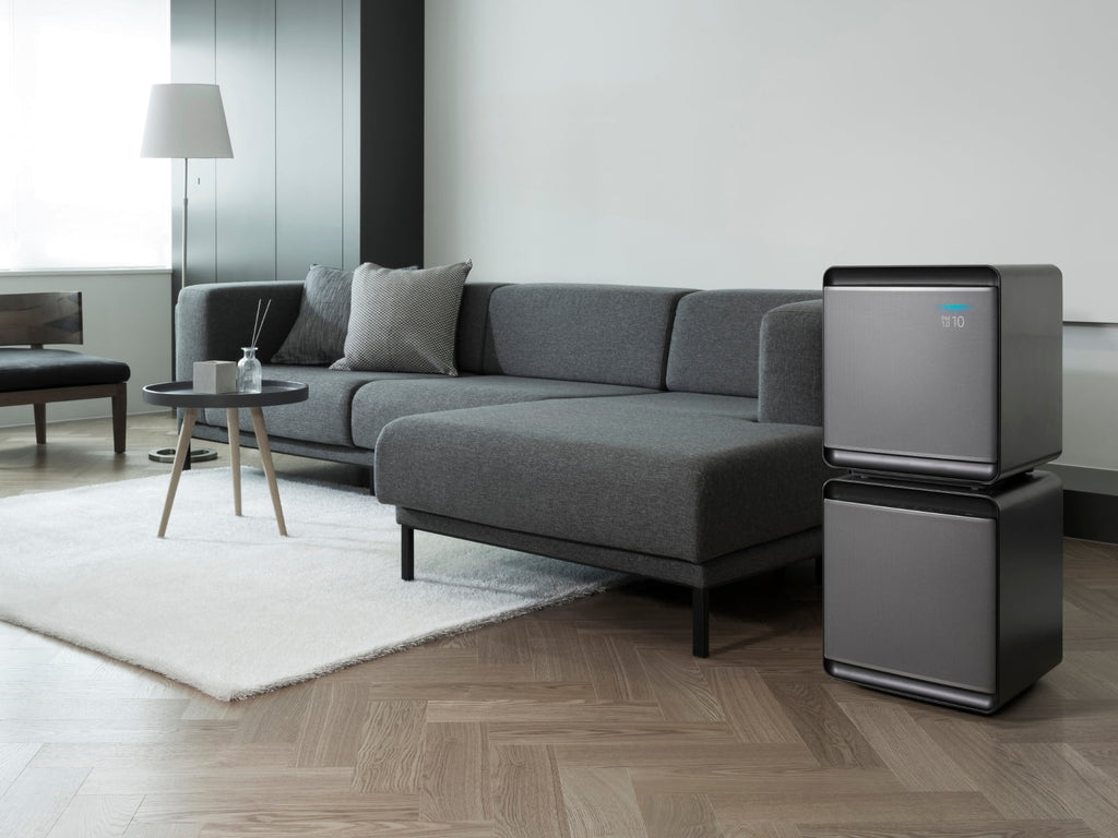Cube - Air Wind-Free with Purifier Air Silver Purification, Restored Samsung (Refurbished) AX300T9080S/AA