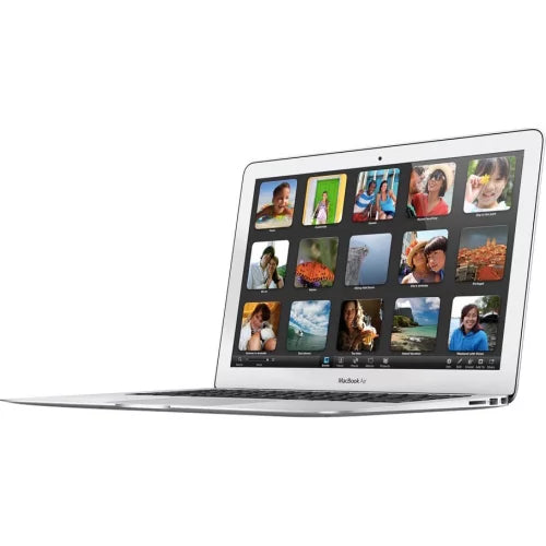MJVG2LL/A) Sleeve Kit (Early Apple (Refurbished) 13-inch Starter Silver Air Cleaning 256GB + 1.6GHz, (i5 SSD) MacBook with 2015, Bundle + Zipper Laptop Kit Black -