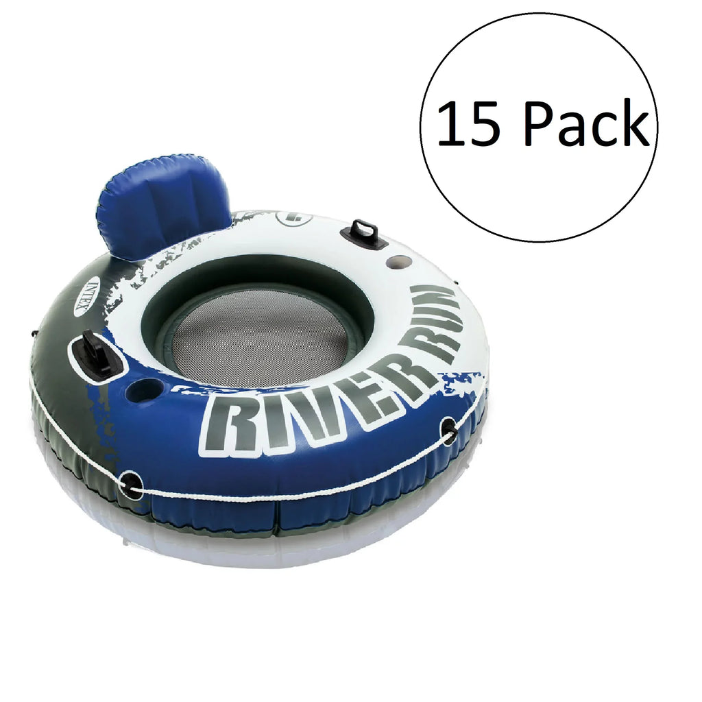 Raft Floating Inflatable (15 for Tube River Run Lake/Pool Pack) Intex 1-Person
