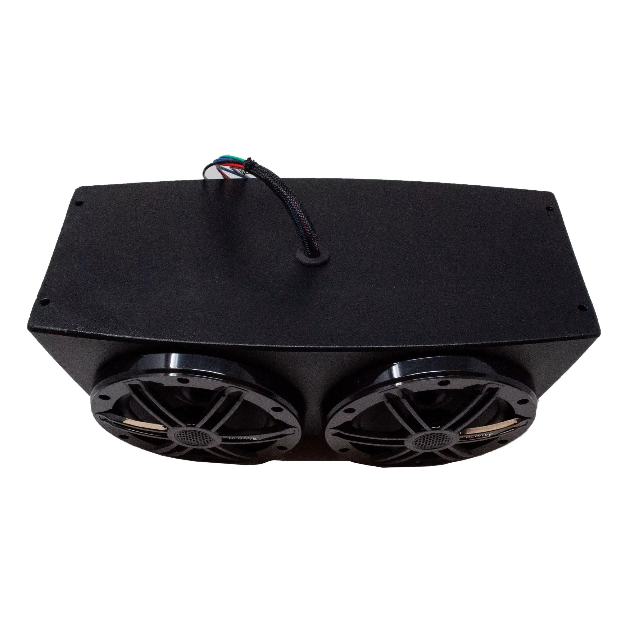 RGB XQAP BLUAVE Pod Marine 6.5" LED XQAP-B Speaker 4x Loaded - Coaxial Quad Black, With
