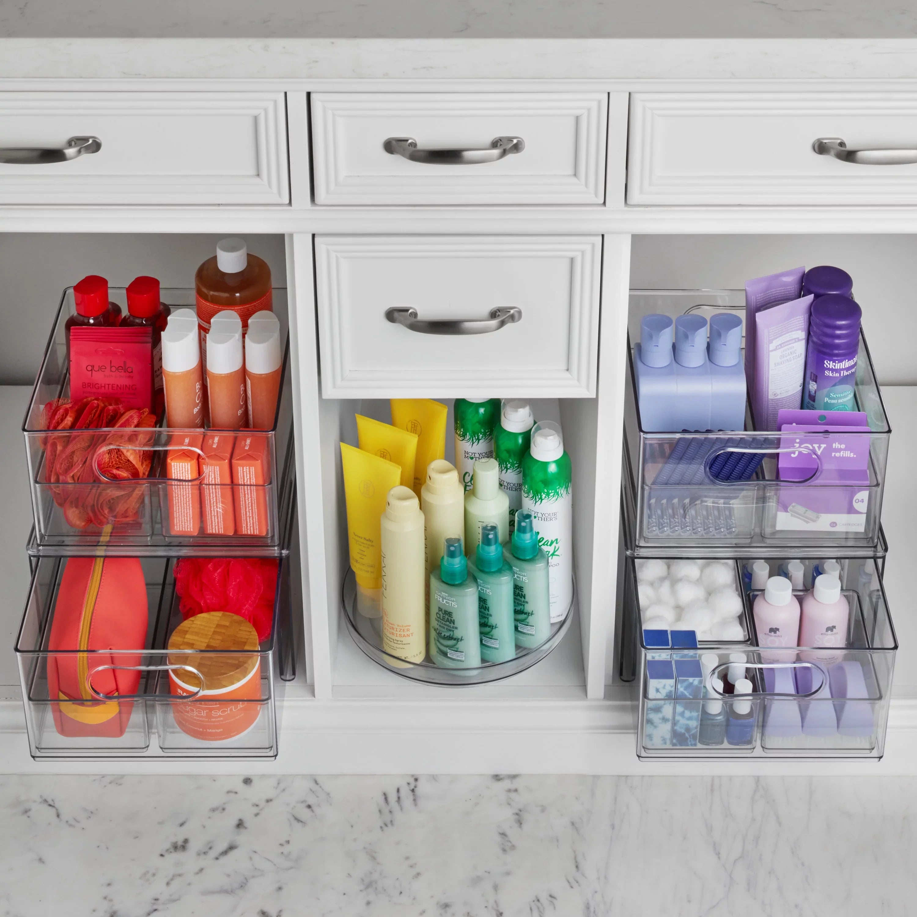 Home Storage The Piece 17 Clear Modular Edit Bath Plastic Edit, System