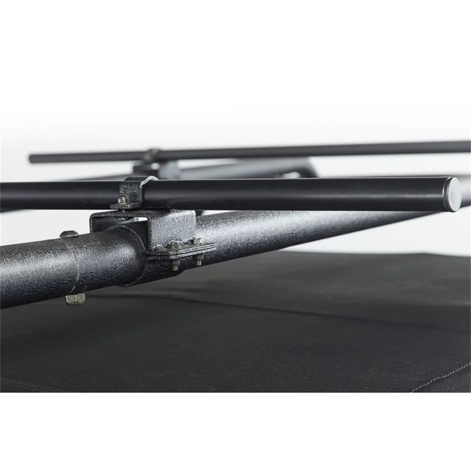 by Crossbars Steel, | Rugged 56.5" Wrangler JK with for Tubes, Roof Jeep JK Compatible Crossbar Black Ridge | Wrangler 11703.11 RealTruck 2007-2018 | Sherpa Rack