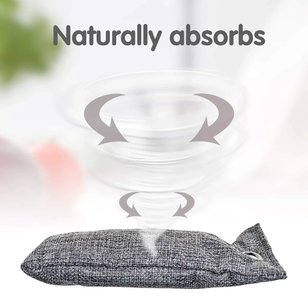 Purifying Eliminators, Freshener, Purifier, Odor Pack Air Air Charcoal Charcoal and Air Charcoal Purifying Bags 24 Bag Car Closet Odor Eliminating Home Natural Activated Bamboo for Shoes, Bags,