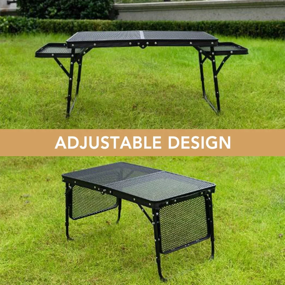 Picnic Cooking Food Station Folding Camping Table Compact for Lixada Prep