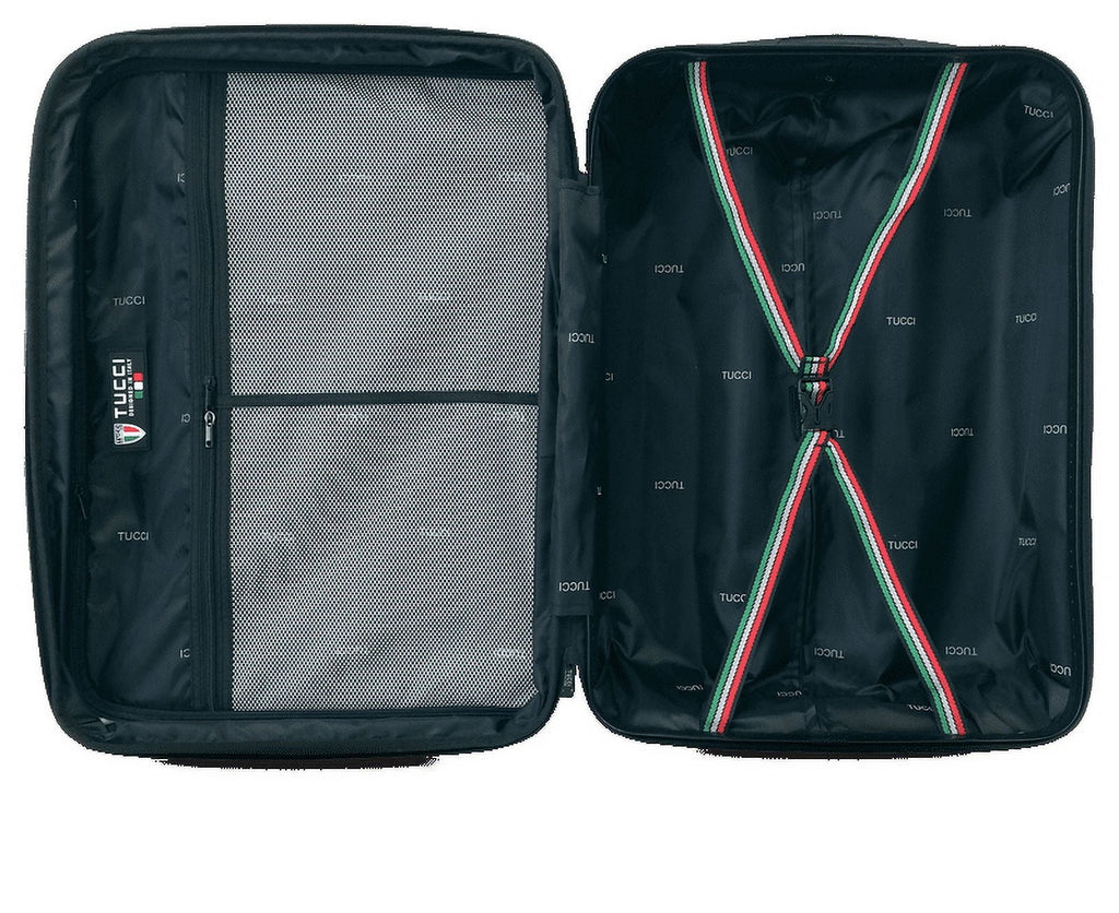 Silver ABS in. Banda Luggage, 24 T0274 Carry-On T0274-24in-SLV TUCCI
