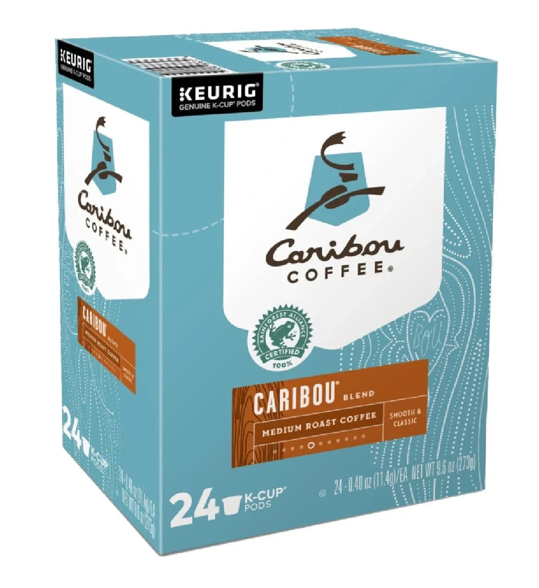 K-Cups, 5000330135 Keurig Medium Each Roast Coffee Caribou