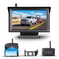 Campervans with Screen, Systems IR Wireless Camera Camera Night Vision Wireless Camera Digital 2 Reverse Cameras, RV 7" HD Monitor Rear Support Support View Split Truck Trailer Backup