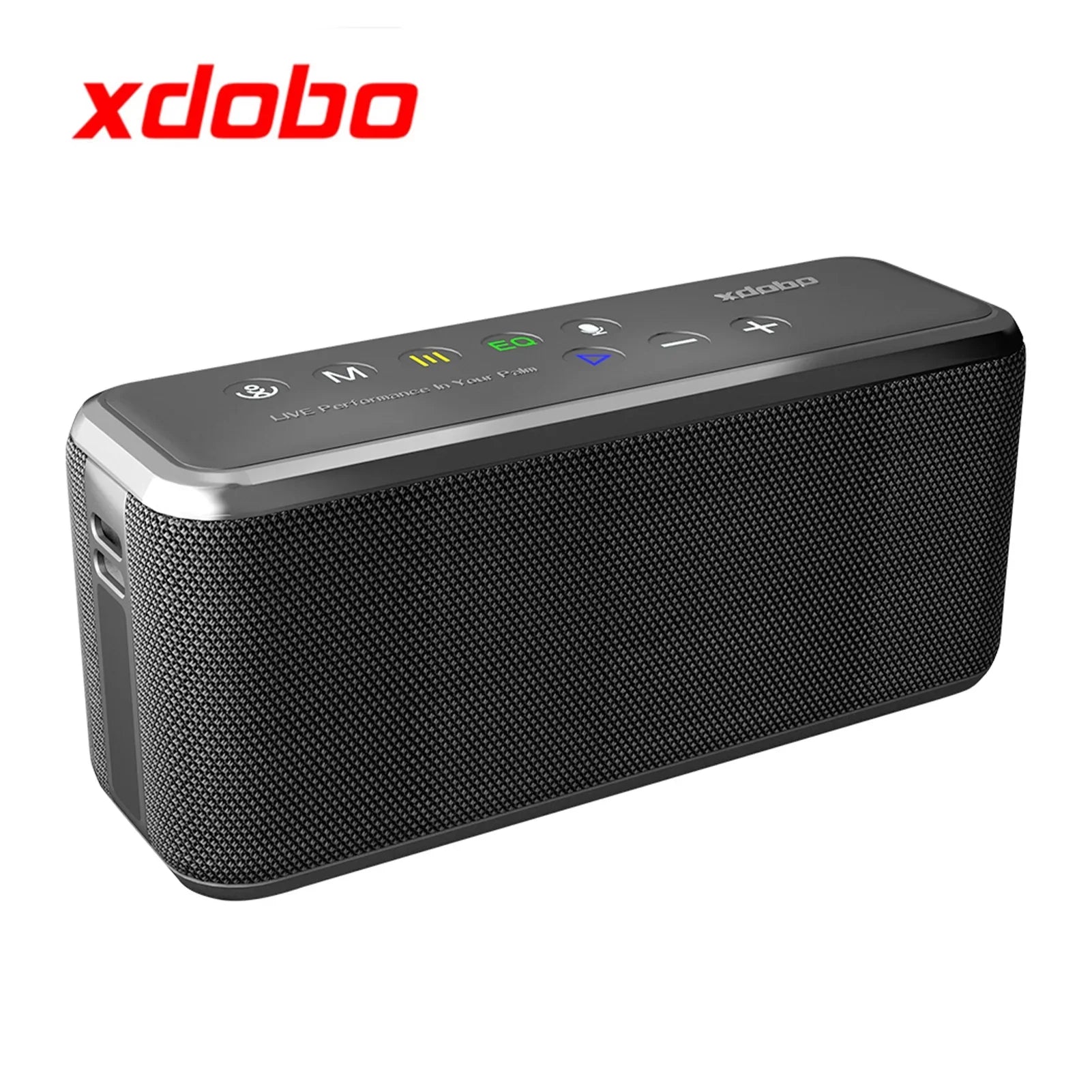 Features, MAX Technology TF X8 and Drive Waterproof Flash with - Speaker USB Sound, Portable HiFi Anself XDOBO Support, Long Speaker BT5.0 Portable Card Playtime Subwoofer Wireless IPX5 AUX