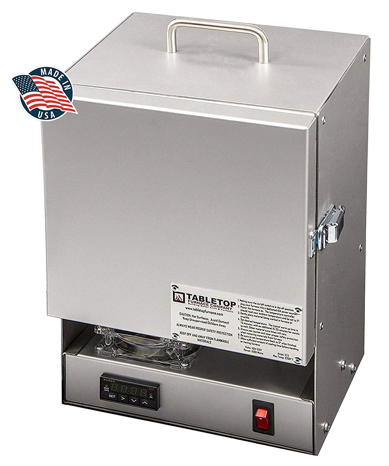 Steel Metal Tabletop Making Firing Furnace Electric Kiln Furnace Ceramic RapidFire Jewelry - Company FUR-0056 Clay Stainless Pro-L Enameling