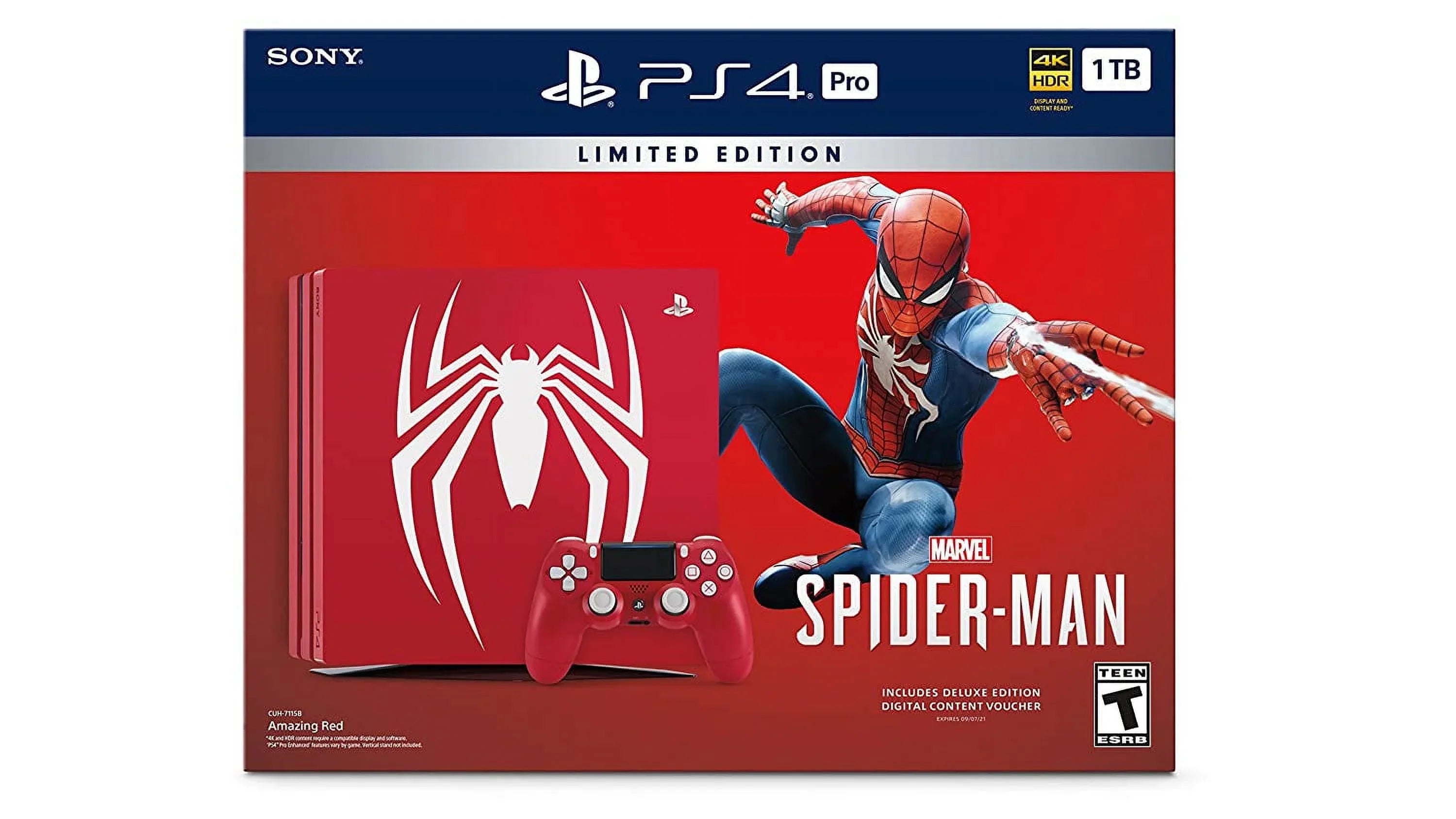 PlayStation + Console Sony New Bundle BOLT HDMI Pro Edition Cable Limited Gaming Spider-Man With 2 Like AXTION 4 1TB Controller