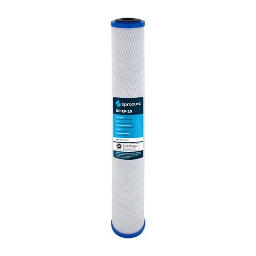 20 2.5 6 SpiroPure SP-EP-20 Carbon Water Filter Replacement, Pack Inch x