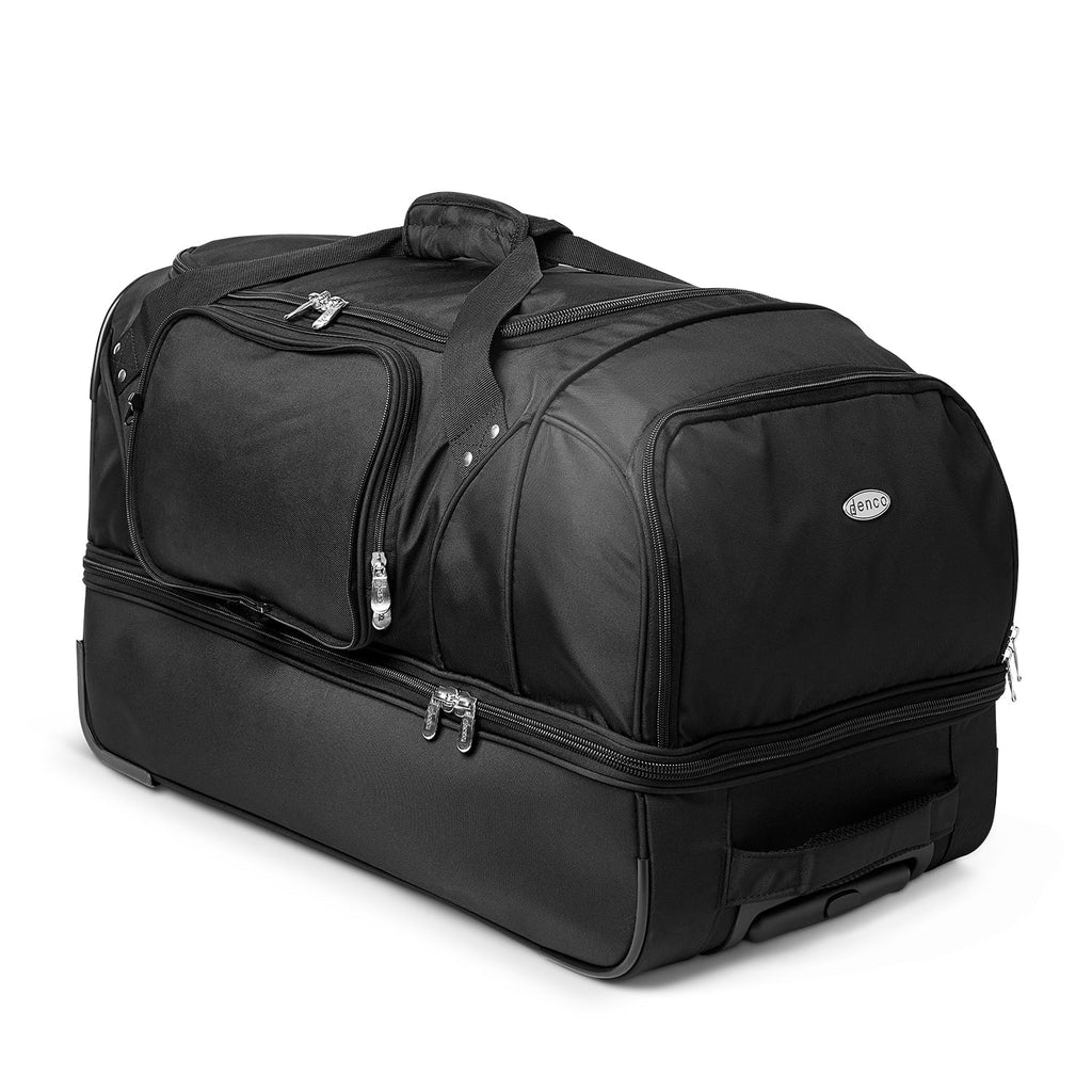 Duffel Bottom 2-Wheel Bag Orioles Rolling Black Drop Baltimore MOJO 27''